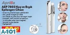APRİLLA KAŞ VE BIYIK EPİLASYON CİHAZI